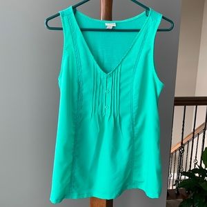 Merona Sleeveless Tunic Tank Mint Green Size M